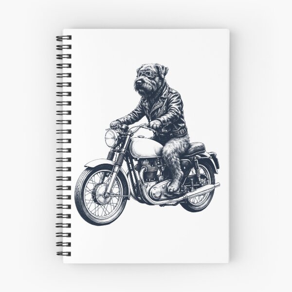 Item preview, Funny Bouvier des Flandres Motorcycle Motorbike Dog Lover designed and sold by dian-rody-crest.