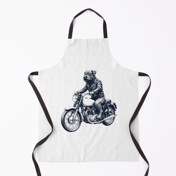 Item preview, Funny Bouvier des Flandres Motorcycle Motorbike Dog Lover designed and sold by dian-rody-crest.
