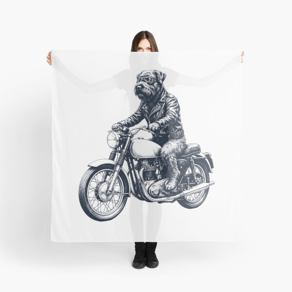 Item preview, Funny Bouvier des Flandres Motorcycle Motorbike Dog Lover designed and sold by dian-rody-crest.