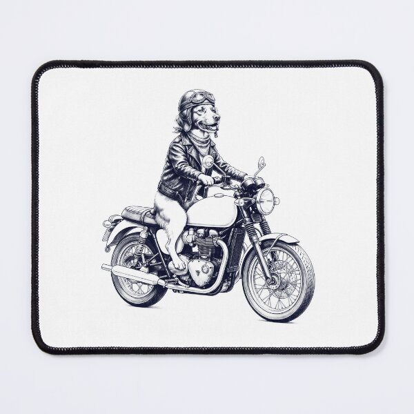 Item preview, Funny Brittany Motorcycle Motorbike Dog Lover designed and sold by dian-rody-crest.