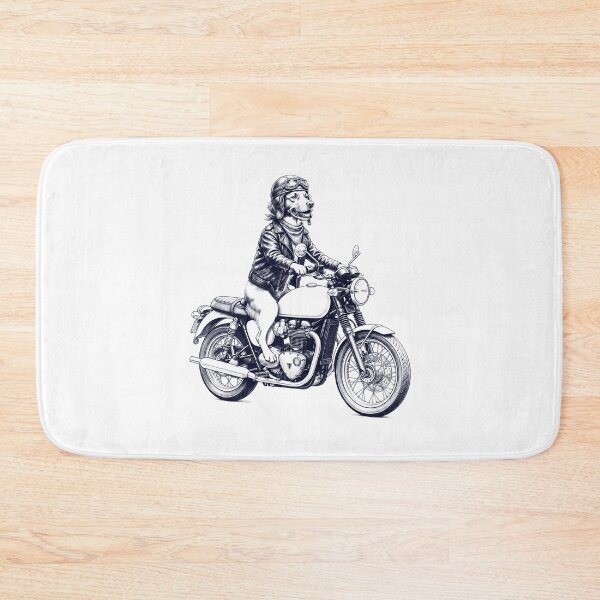 Item preview, Funny Brittany Motorcycle Motorbike Dog Lover designed and sold by dian-rody-crest.