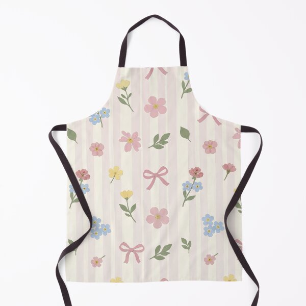 Item preview, Pink Floral Bows and Stripes Pattern designed and sold by ITCHAWAWAA.