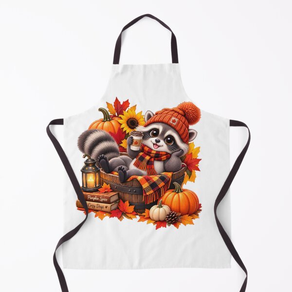 Item preview, Cute Raccoon Pumpkin Spice Cozy Autumn designed and sold by TinyWeird.