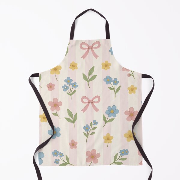 Item preview, Pastel Floral Pattern With Pink Bows designed and sold by ITCHAWAWAA.