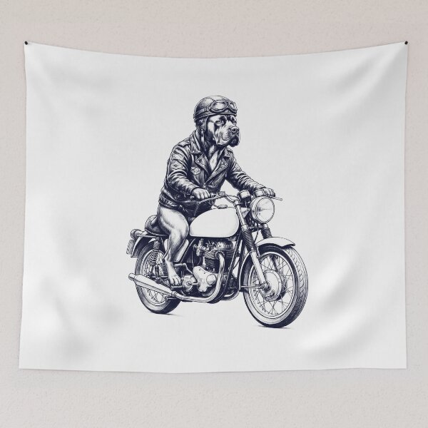 Item preview, Funny Cane Corso Motorcycle Motorbike Dog Lover designed and sold by dian-rody-crest.
