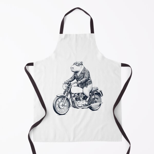 Item preview, Funny Capybara Motorcycle Motorbike Animal Lover designed and sold by dian-rody-crest.
