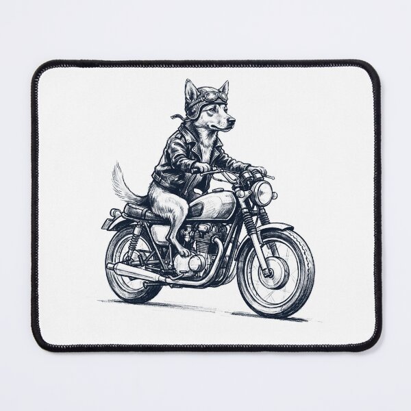 Item preview, Funny Carolina Dog Motorcycle Motorbike Dog Lover designed and sold by dian-rody-crest.