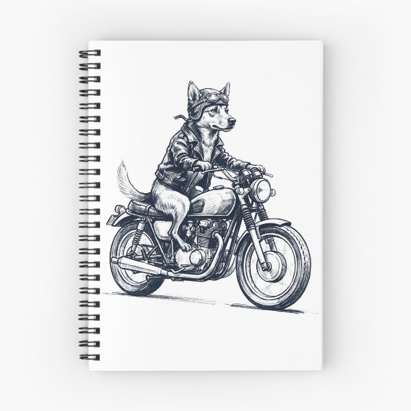 Item preview, Funny Carolina Dog Motorcycle Motorbike Dog Lover designed and sold by dian-rody-crest.