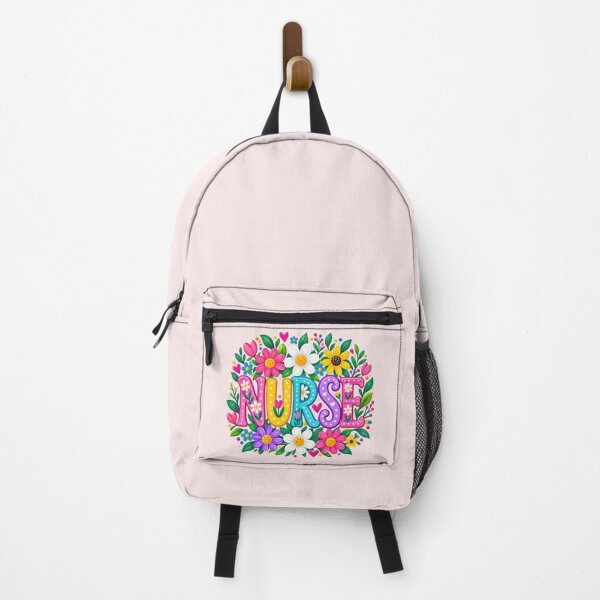 Item preview, Colorful Floral Nurse Typography Cute Nursing Flower Graphic designed and sold by CG Studio.