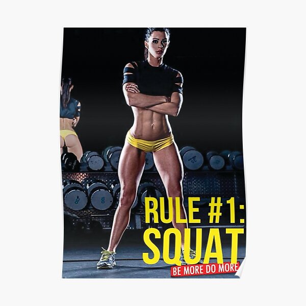 Women's Fitness Inspirational Quote Poster
