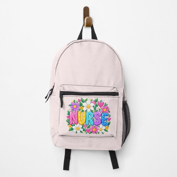 Item preview, Colorful Floral Nurse Typography Cute Nursing Flower Graphic designed and sold by CG Studio.