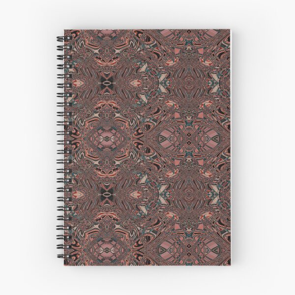 Item preview, Hypnotic Kaleidoscope: Earthy Teal, Rust & Burgundy Fluid Art designed and sold by EK EXCLUSIVE.