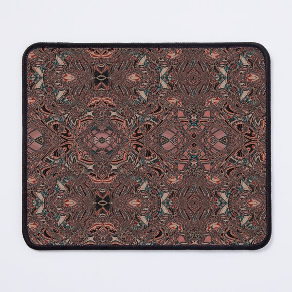 Item preview, Hypnotic Kaleidoscope: Earthy Teal, Rust & Burgundy Fluid Art designed and sold by EK EXCLUSIVE.