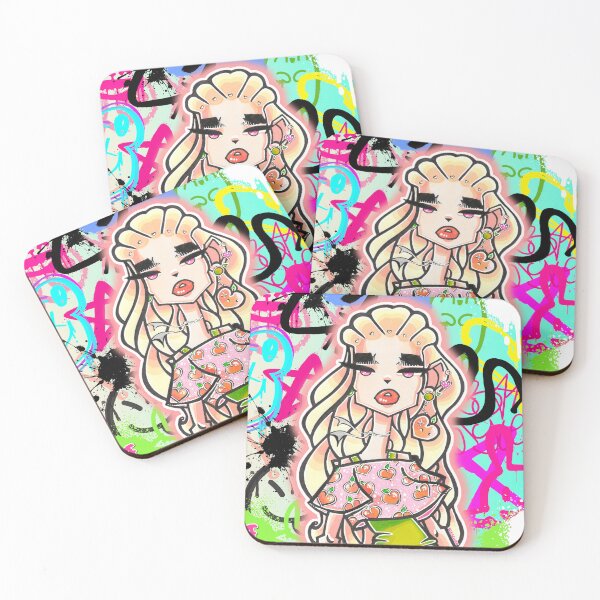 Item preview, Fantasy Pop Art/ Peach/ FoxArwen designed and sold by foxarwen.