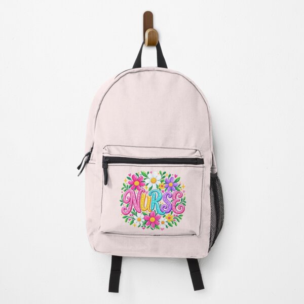 Item preview, Colorful Floral Nurse Typography Cute Nursing Flower Graphic designed and sold by CG Studio.