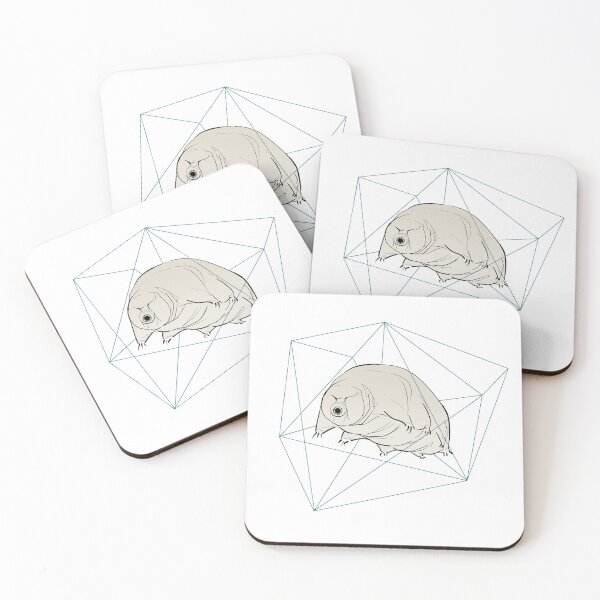 Item preview, Geometric Tardigrade Resilience In Sacred Geometry designed and sold by Ding's Vibes.