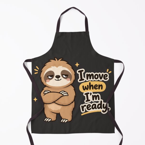 Item preview, I Move When I'm Ready Funny Confident Sloth Attitude Humor designed and sold by ChubbyGoong.