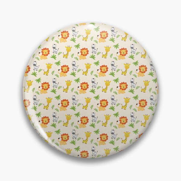 Item preview, Cute Jungle Animals Seamless Pattern designed and sold by Sietiva Diseño Creativo.