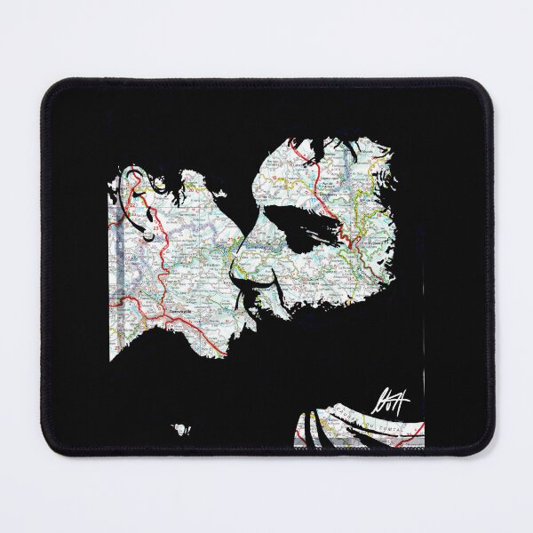 Item preview, Gay Men Kissing – Aveyron, France | Gay Love Map Art designed and sold by NLMKArtStudio.