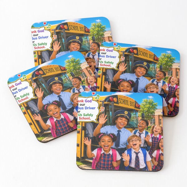 Item preview, We Thank God and Our School Bus Driver for Driving Us Safely to School designed and sold by New Wave Artworks & Odds &Ends.