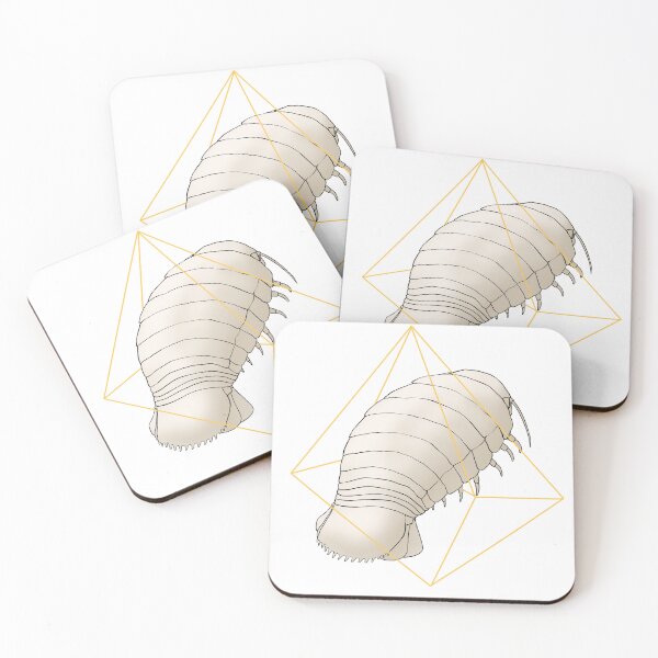 Item preview, Geometric Giant Isopod Deep Sea Prism designed and sold by Ding's Vibes.