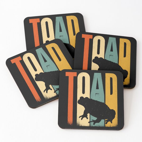 Item preview, Vintage Toad Silhouette Retro Amphibian Lover Wildlife Design designed and sold by MiALopezArt.