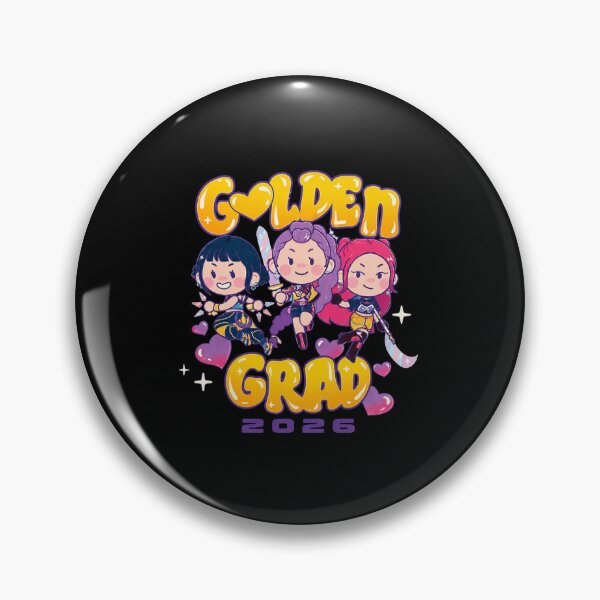 Item preview, KPop Demon Hunters Golden Grad Year 2026 designed and sold by houdalego.