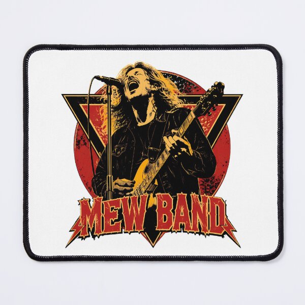 Item preview, Mew Band Singer Retro Rock Concert Graphic designed and sold by ZubairNalban.