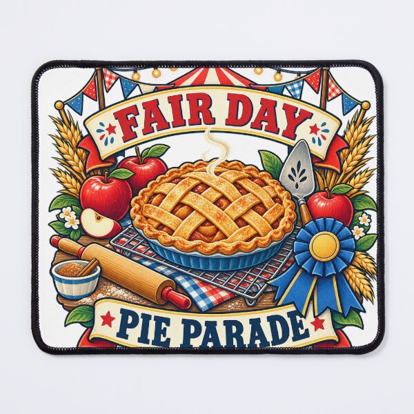Item preview, Fair Day Pie Parade County Baker Art designed and sold by CheerfulNest.