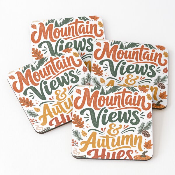 Item preview, Mountain Views and Autumn Hues | Fall Hiking Design | Mountain Lover Gift designed and sold by PrintSparkDesigns.