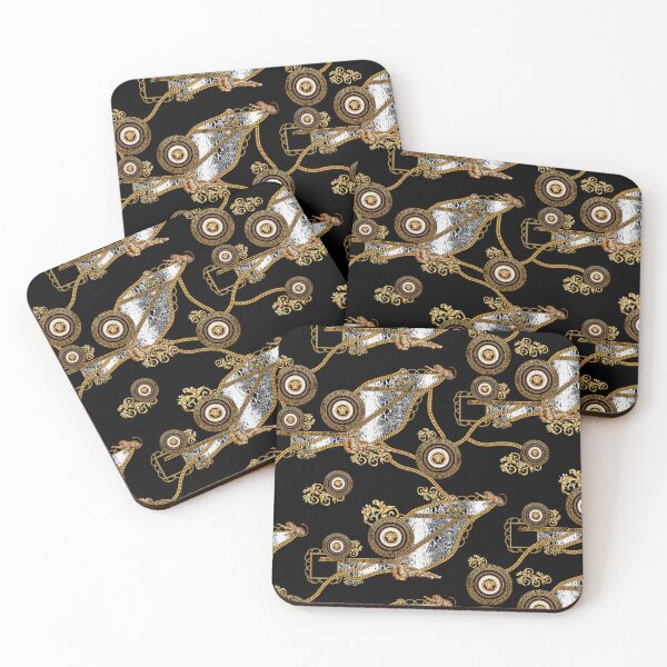 Item preview, Mystic Golden Eyes and Silver Filigree - Abstract Luxury Texture designed and sold by EK EXCLUSIVE.