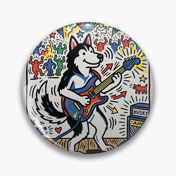 Item preview, Husky Rock Star Guitar Solo designed and sold by PictoVibe.