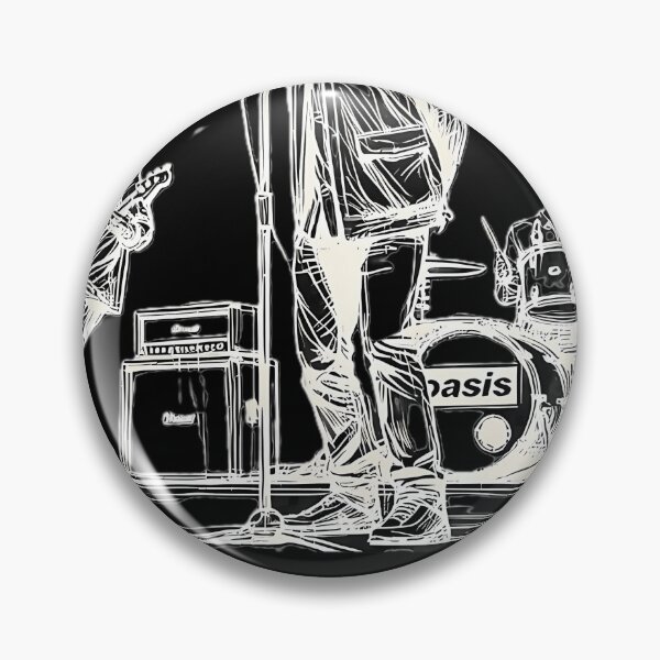 Item preview, Oasis Inspired Line Drawing Liam And Noel Gallagher designed and sold by BloomGaller.