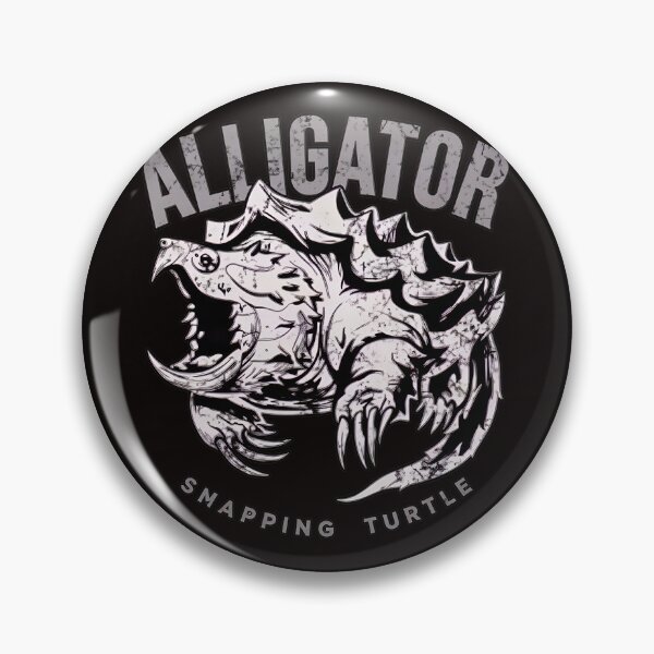 Item preview, Alligator Snapping Turtle Distressed Wild Reptile Art designed and sold by Bloowardi.