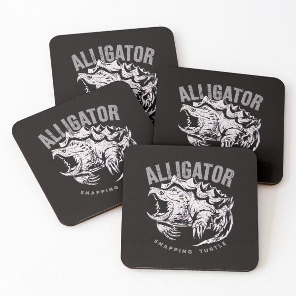 Item preview, Alligator Snapping Turtle Distressed Wild Reptile Art designed and sold by Bloowardi.