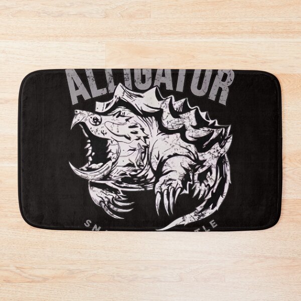 Item preview, Alligator Snapping Turtle Distressed Wild Reptile Art designed and sold by Bloowardi.