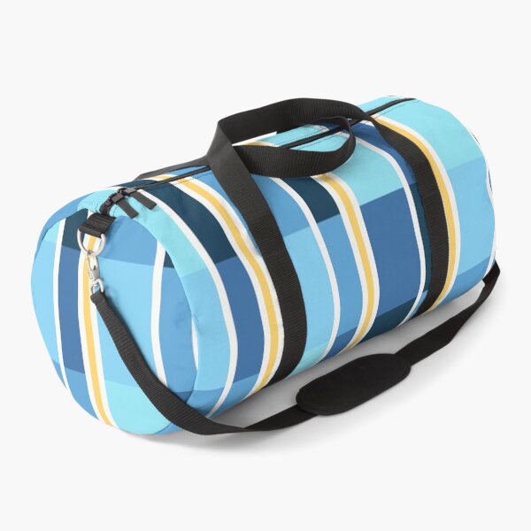 Item preview, Stripes of Blocks in Blues and Yellow designed and sold by PSCSCo.