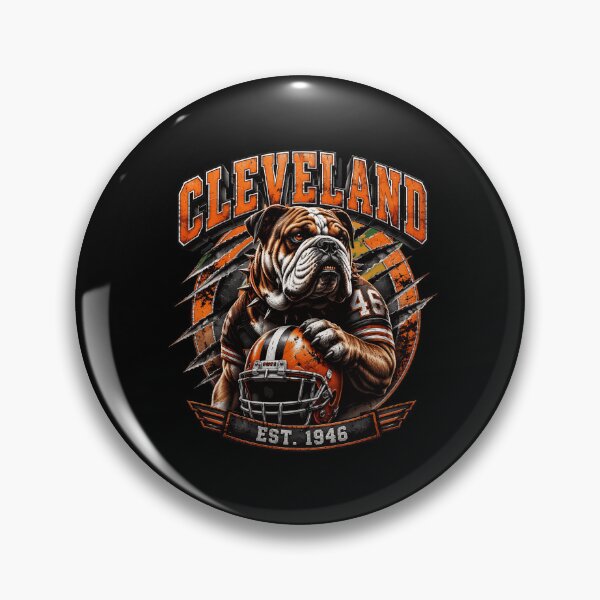 Item preview, Cleveland Bulldog Football Mascot EST 1946 Graphic designed and sold by ickDaniele198.