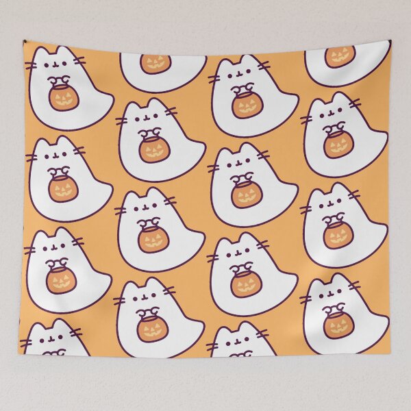 Item preview, ghost pusheen candy bucket!!! designed and sold by PLANET-VEE.