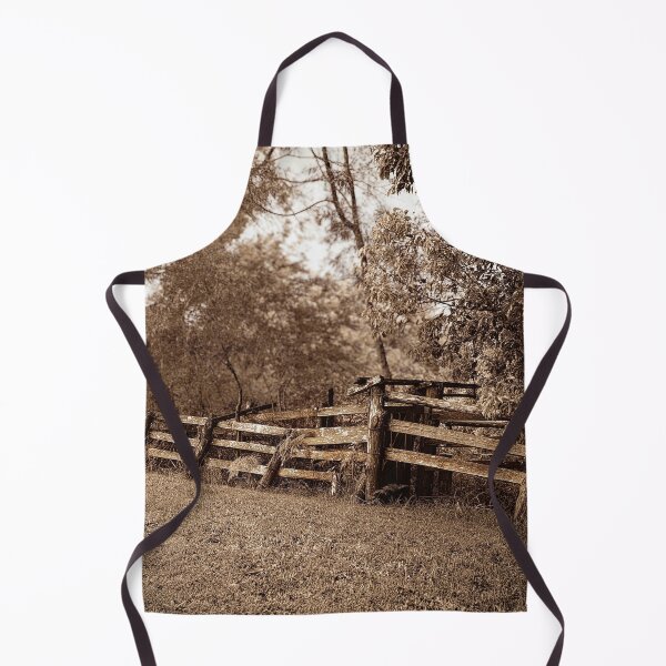Item preview, Old Rustic Cattle Fence Australia Wall Art designed and sold by pcole123.