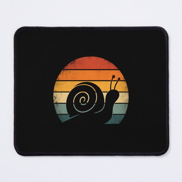 Item preview, Retro Snail Silhouette Vintage Sunset Garden Lover Design designed and sold by MiALopezArt.