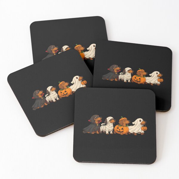 Item preview, Cute Dachshund Halloween Costume Party designed and sold by felixpalette.
