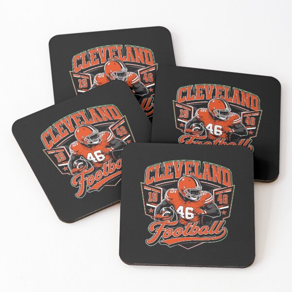 Item preview, Cleveland Football 1946 Vintage Player Graphic designed and sold by uzielTorri96.