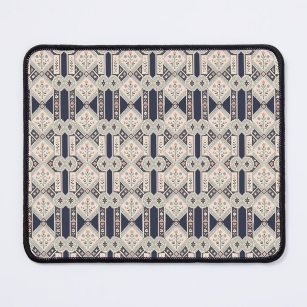 Item preview, Botanical Tilework Microfloral Mosaic Pattern designed and sold by BelievingCreate.