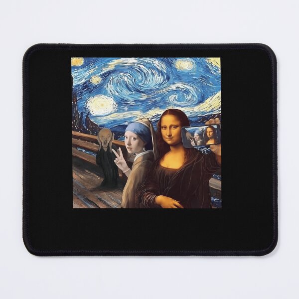 Item preview, Famous Classical Paintings Mashup Selfie designed and sold by fazalTshirts.