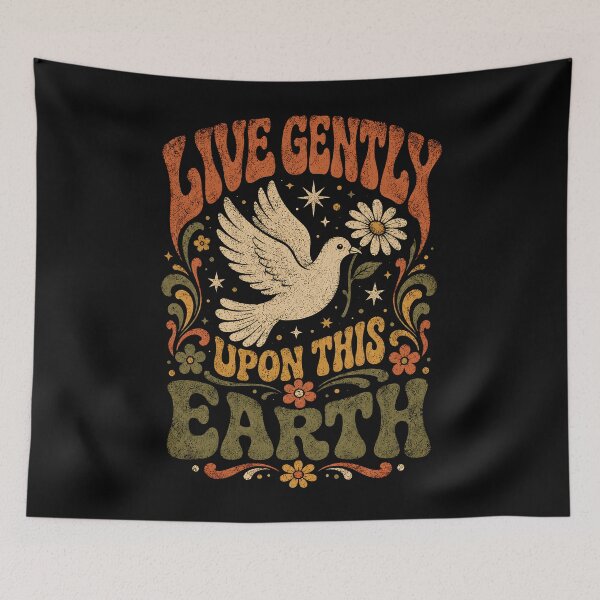 Item preview, Live Gently Upon This Earth Peace Dove designed and sold by Victor Shadehorn.