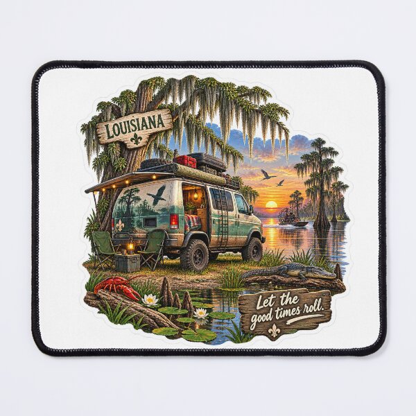 Item preview, Louisiana Van Life designed and sold by Whimspired By Paxx.