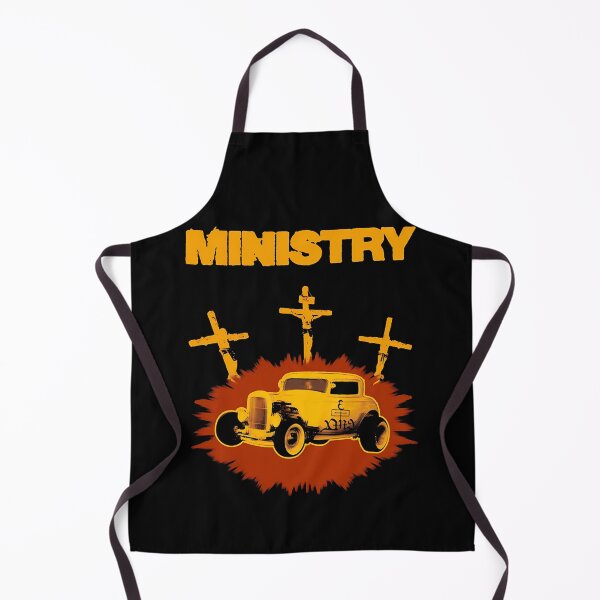 Item preview, Ministry Industrial Metal Hot Rod And Crosses designed and sold by OddOwlOutlet.