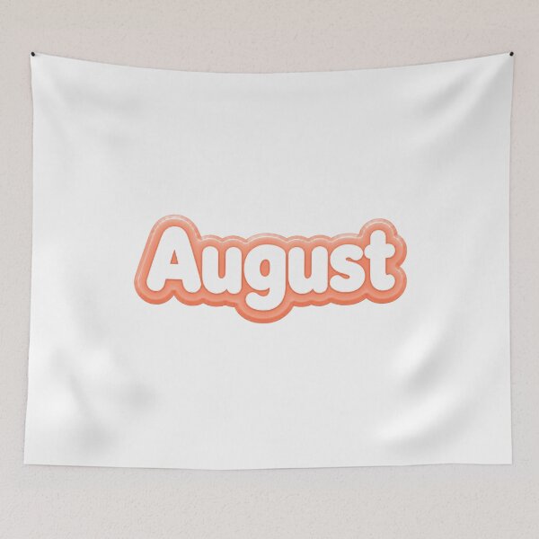 Item preview, August designed and sold by CharmStudio.