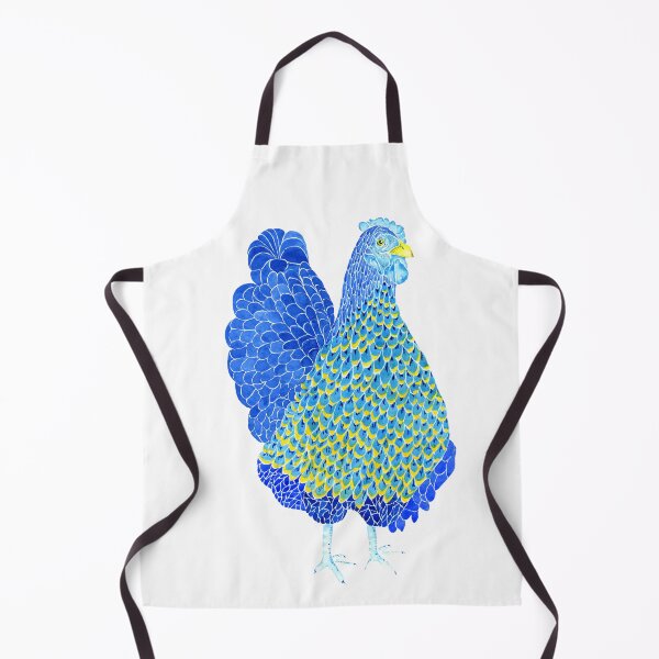 Item preview, Blue Hen Watercolor Painting designed and sold by Sonoran Glimmer.